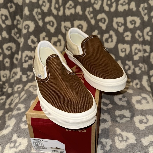 Vans Classic Slip-On Sneakers Desert Twill Brown/Beige New 🆕 & Never Worn 🥰 - Picture 17 of 17